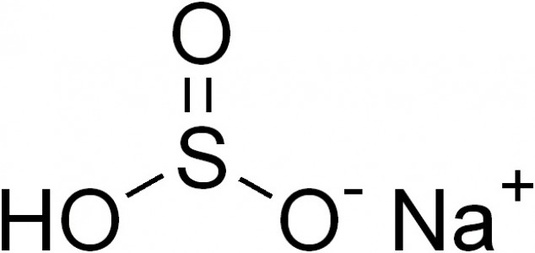 E222 Natrio rūgštusis sulfitas