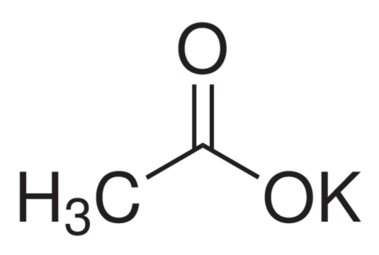 E261 Kalio acetatas